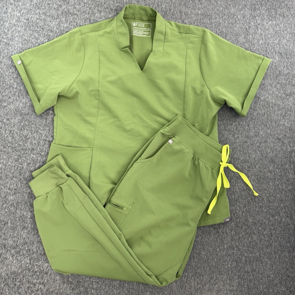 FIGS Scrub Set Fern Technical Collection Inala Top XXL Zamora Jogger XL/P Nurse